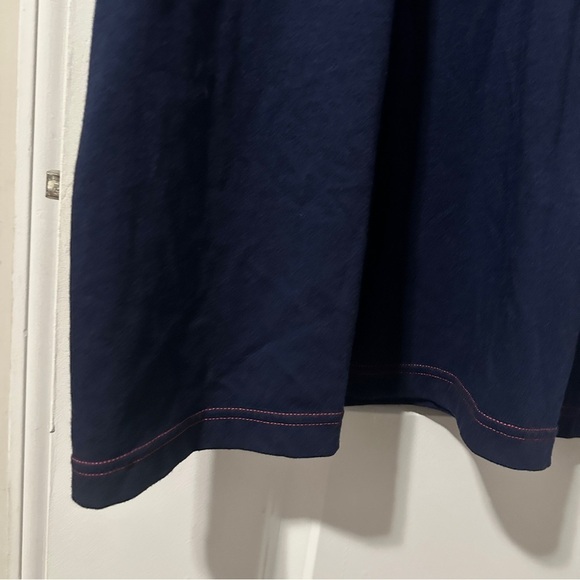 Vintage Fashion Bug Navy Blue Patriotic Sleeveless Dress Womens Plus Size 26/28W - Picture 13 of 16